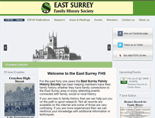 Tablet Screenshot of eastsurreyfhs.org.uk